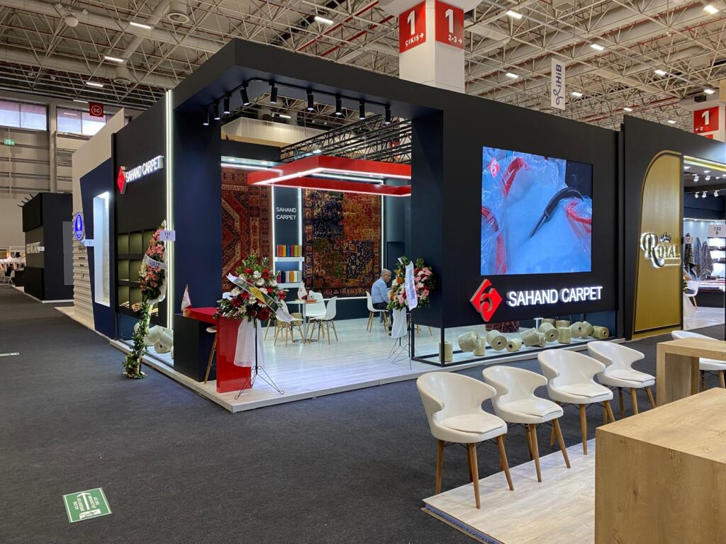 ICFE 2024 Sahand Carpet Stand Projemiz — İstanbul Fuar Merkezi