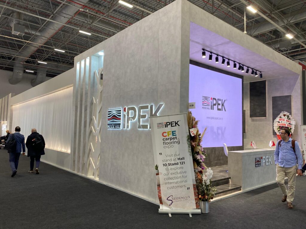 ICFE 2025 İpek Halı Stand Projemiz — İstanbul Fuar Merkezi